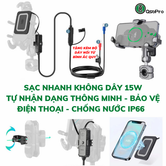 GIÁ ĐỠ ĐIỆN THOẠI OSOPRO BẠCH TUỘT CHÍNH HÃNG (CHÂN GHI ĐÔNG ĐA NĂNG)