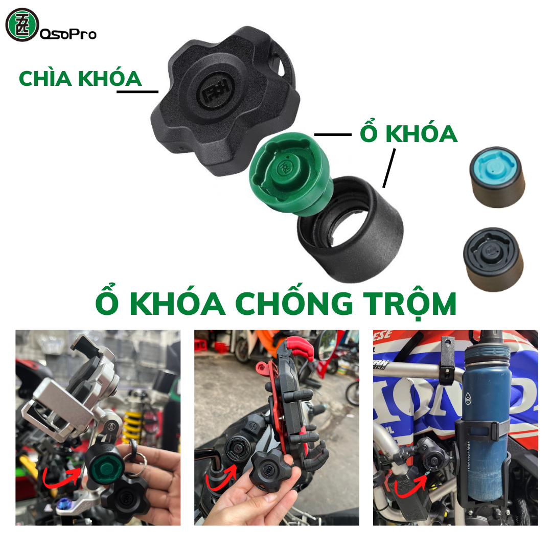 GIÁ ĐỠ ĐIỆN THOẠI OSOPRO CON BỌ 6 CHÂN CHÍNH HÃNG NEW (CHÂN GHI ĐÔNG ĐA NĂNG)