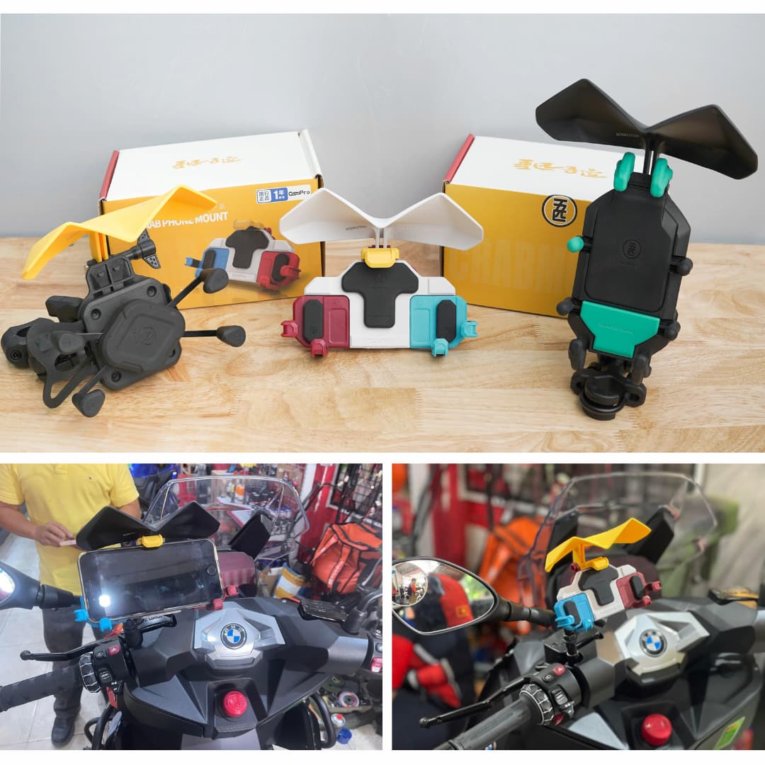 GIÁ ĐỠ ĐIỆN THOẠI OSOPRO KẸP CÀNG CUA CHÍNH HÃNG (CHÂN GHI ĐÔNG ĐA NĂNG - CHỐNG RUNG)