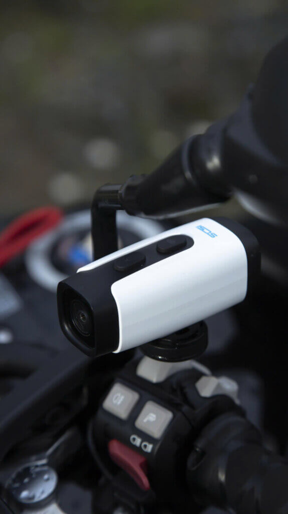 CAMERA HÀNH TRÌNH GẮN MŨ BẢO HIỂM SCS CAM-S – GHI HÌNH FULL HD 1080P, NHỎ GỌN, CHỐNG NƯỚC IP67