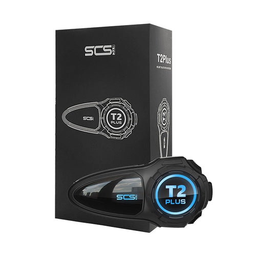 TAI NGHE BLUETOOTH INTERCOM SCS T2 PLUS CHO MŨ BẢO HIỂM