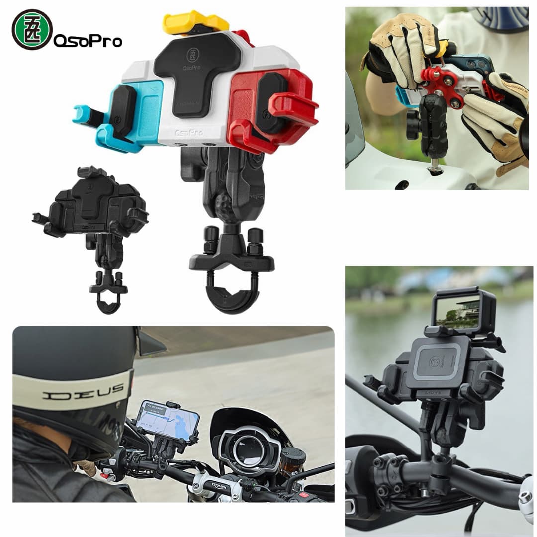 GIÁ ĐỠ ĐIỆN THOẠI OSOPRO KẸP CÀNG CUA CHÍNH HÃNG (CHÂN GHI ĐÔNG ĐA NĂNG - CHỐNG RUNG)