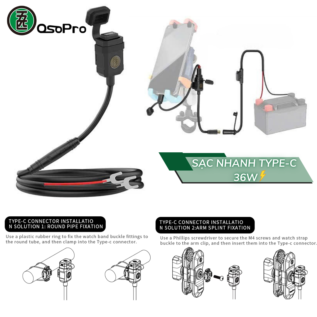 GIÁ ĐỠ ĐIỆN THOẠI OSOPRO KẸP CÀNG CUA CHÍNH HÃNG (CHÂN GHI ĐÔNG ĐA NĂNG - CHỐNG RUNG)