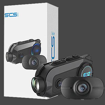 TAI NGHE BLUETOOTH INTERCOM SCS S12 CHO MŨ BẢO HIỂM